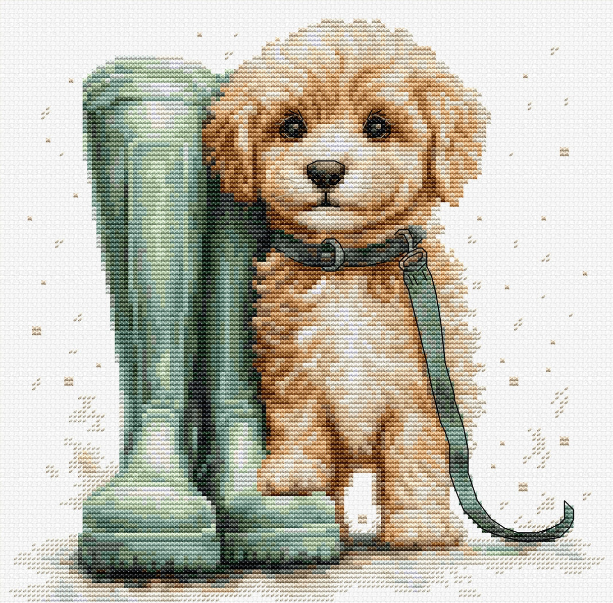 Luca-S Cross Stitch Kit – For a Walk, B1426