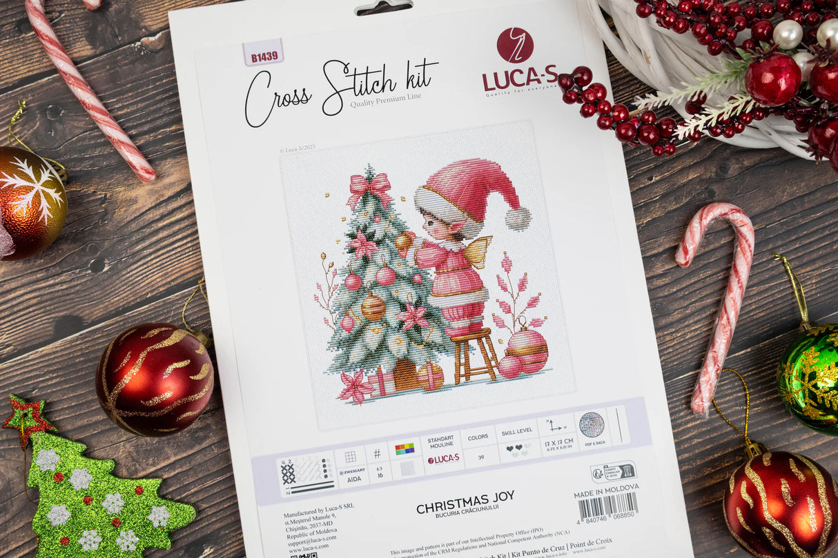 Christmas Joy – Luca-S Cross Stitch Kit B1439