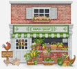 Kit de punto de cruz Luca-S B1448 Farm Shop - tienda de granja con verduras