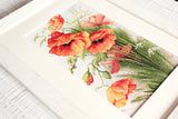 B213 Poppies - Luca-S Cross Stitch Kit