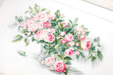 B2286 Ramo de rosas rosadas - Luca-S - Kit de Punto de Cruz