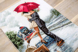 Cross Stitch Kit "Couple at the Train Station" by Luca-S B2369