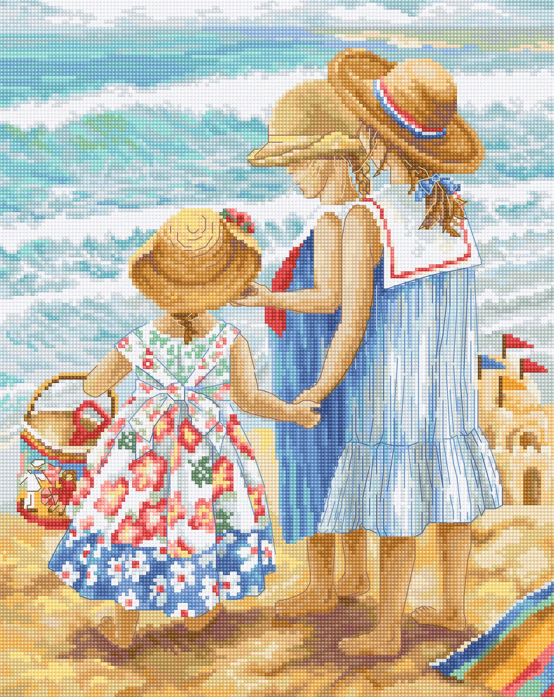 B2404 Sisters - Luca-S Cross Stitch Kit