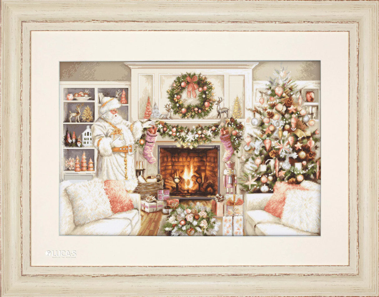 New Year's Cross Stitch Kit - B2416 Luca-S GOLD