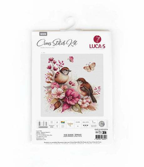 Kit de Punto de Cruz - Los Pájaros - Primavera - B2420 Luca-S