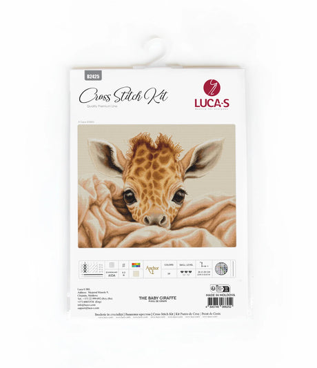 Cross Stitch Kit - The Baby Giraffe - B2425 Luca-S