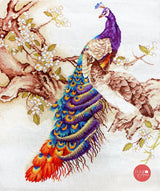 (Discontinued) B459 Peacocks - Luca-S - Cross Stitch Kit