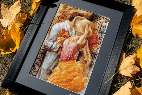 (Discontinued) B554 Autumn Leaves - Luca-S - Cross Stitch Kit