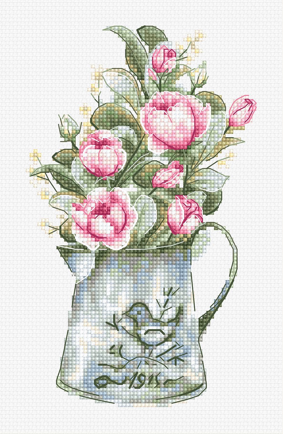 Cross Stitch Kit Bouquet of Roses - B7006 Luca-S