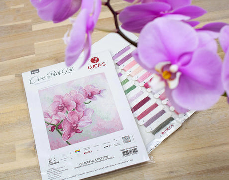 Elegant orchids - B7009 Luca-S - Cross Stitch Kit