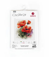 Kit de point de croix - Les fleurs de coquelicot - B7024 Luca-S