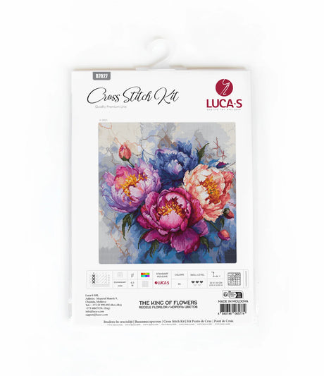 Cross Stitch Kit - The King of Flowers - B7027 Luca-S