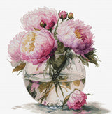 Cross Stitch Kit - Bouquet of Peonies - B7028 Luca-S