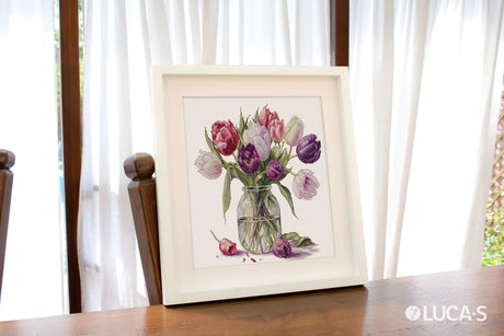 Cross Stitch Kit - Bouquet of Tulips - B7029 Luca-S