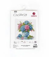 Cross Stitch Kit 'Vase with Hydrangeas' by Luca-S B7033
