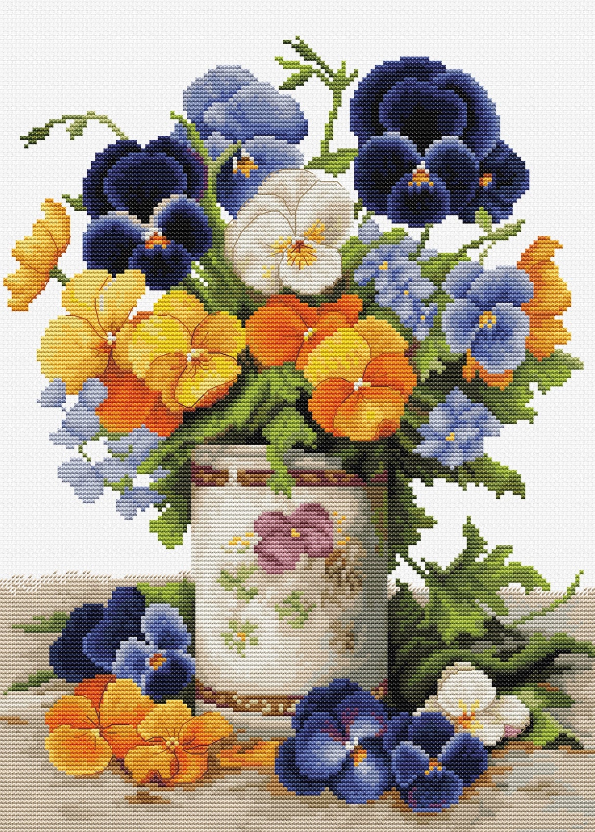 Luca-S cross stitch kit - Bouquet of Thoughts, B7035