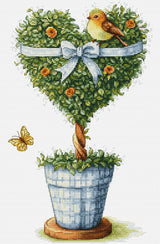 Kit de Punto de Cruz Luca-S – El Árbol del Amor B7051