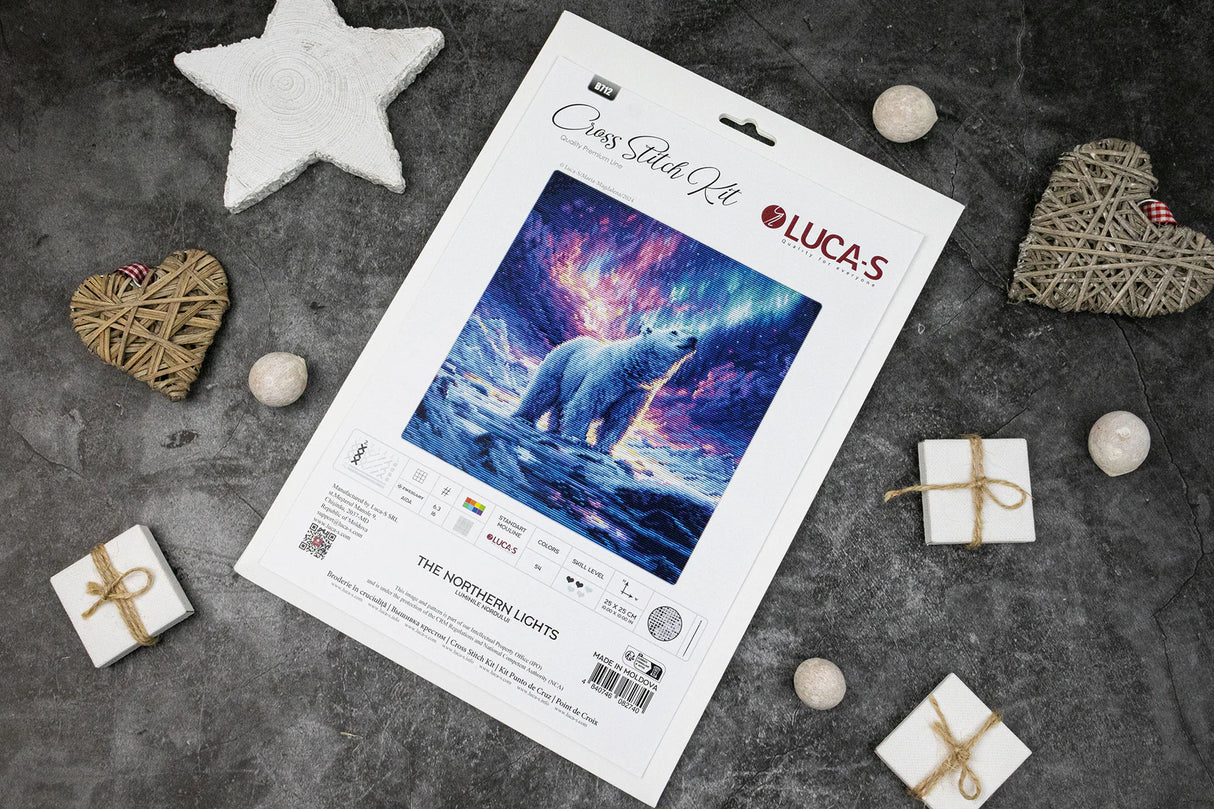 Kit de Punto de Cruz Luca-S - "The Northern Lights" (B712)