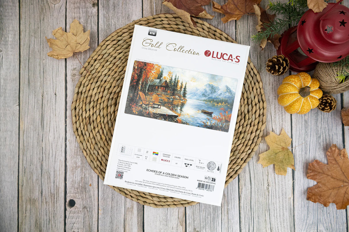 Kit de Punto de Cruz Luca-S GOLD – Echoes of a Golden Season B716