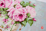 (Descatalogado) BA2319 Rosas rosadas - Luca-S - Kit de Punto de Cruz