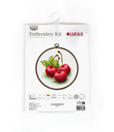 Cross Stitch Kit with Hoop Included - Luca-S Cherry Design, BC103