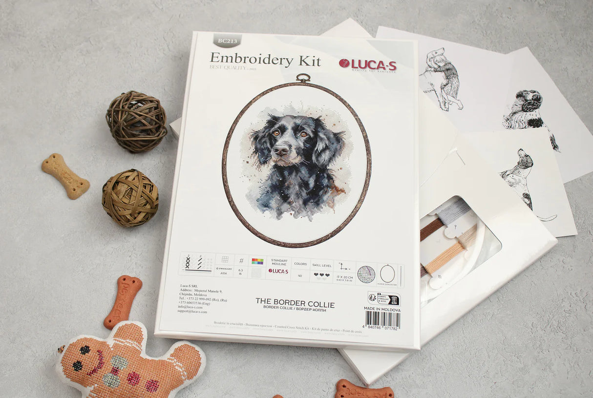 Cross Stitch Kit - The Border Collie - BC213 Luca-S