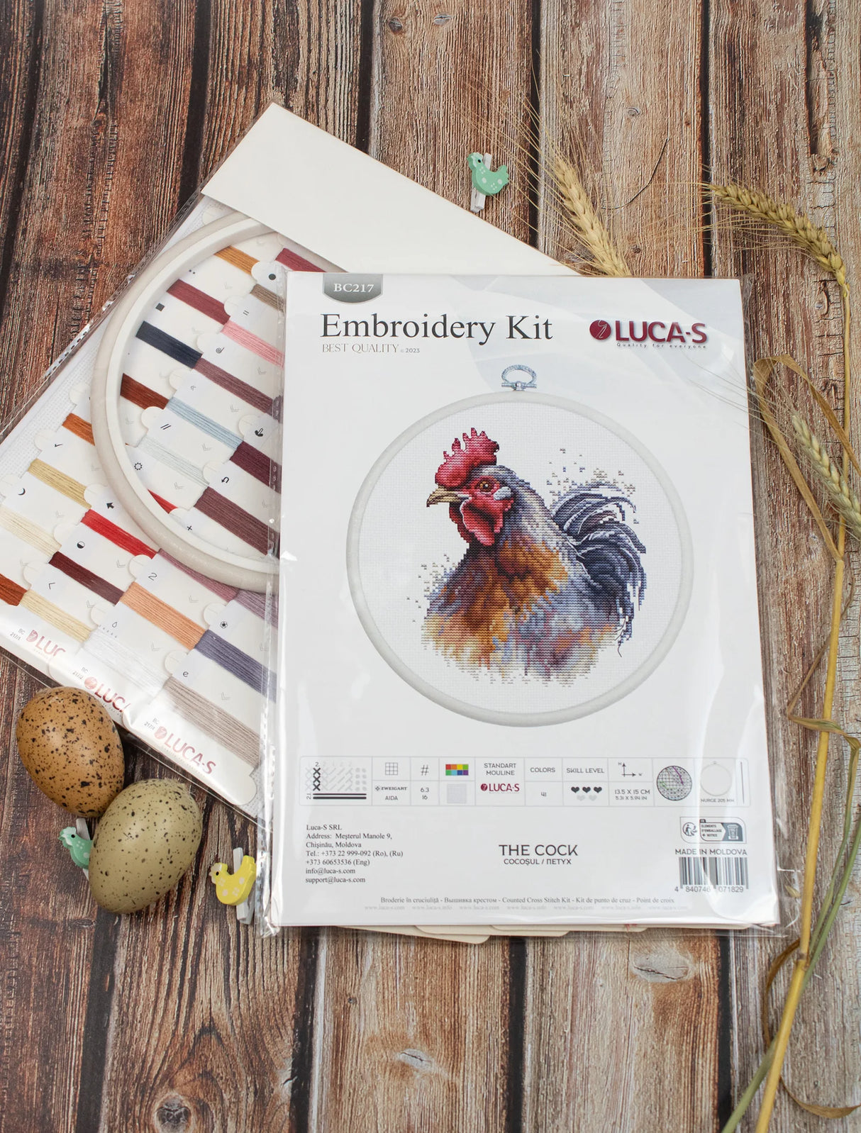 Cross Stitch Kit - El Gallo - BC217 Luca-S