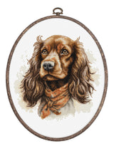 Kit de point de croix - Le Cocker Spaniel - BC223 Luca-S