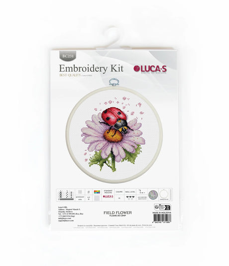 Cross Stitch Kit - Field Flower - BC231 Luca-S