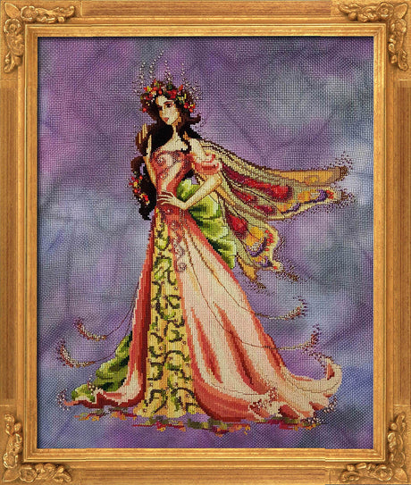 Queen Flower Fairy - Bella Filipina - Cross stitch chart BF004