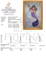 Héritière de l'Atlantide - Bella Filipina - Grille point de croix BF012