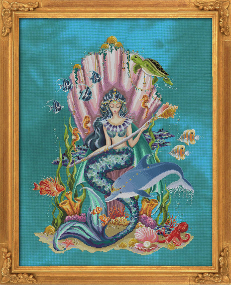 Amphitrite, Queen Goddess of the - Bella Filipina - Cross stitch chart BF018