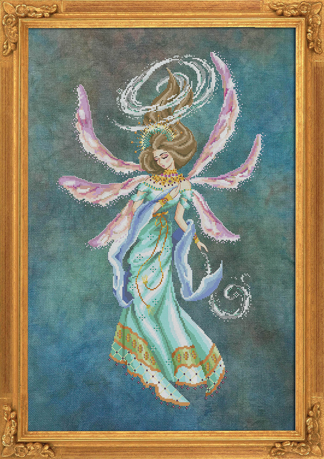 Amihan, Deity of the Wind - Bella Filipina - Cross stitch chart BF024