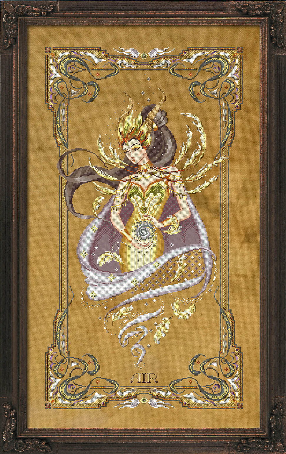 Arya, Elemental Queen of Air - Bella Filipina - Cross stitch chart