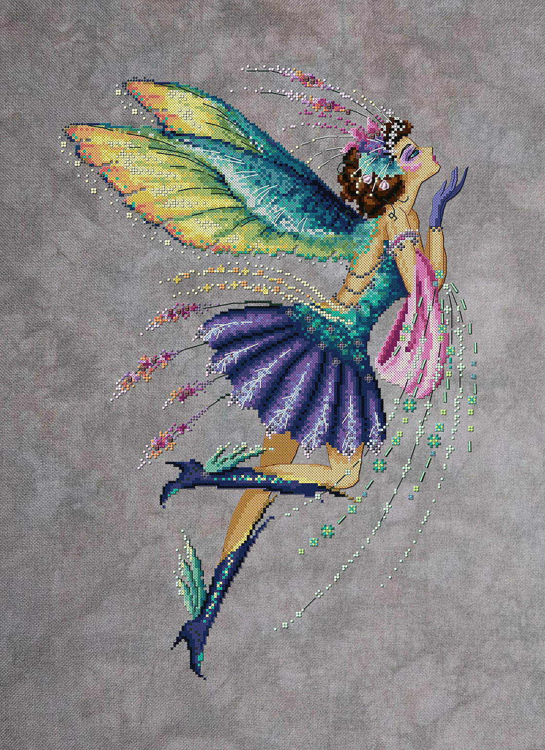 Hummingbird Pixie - Bella Filipina - Cross stitch chart BF035