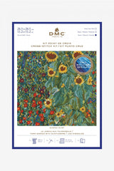 Kit de point de croix DMC « Jardin avec tournesols » BK1812