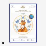 Adorable Fox DMC cross stitch kit to decorate children's rooms