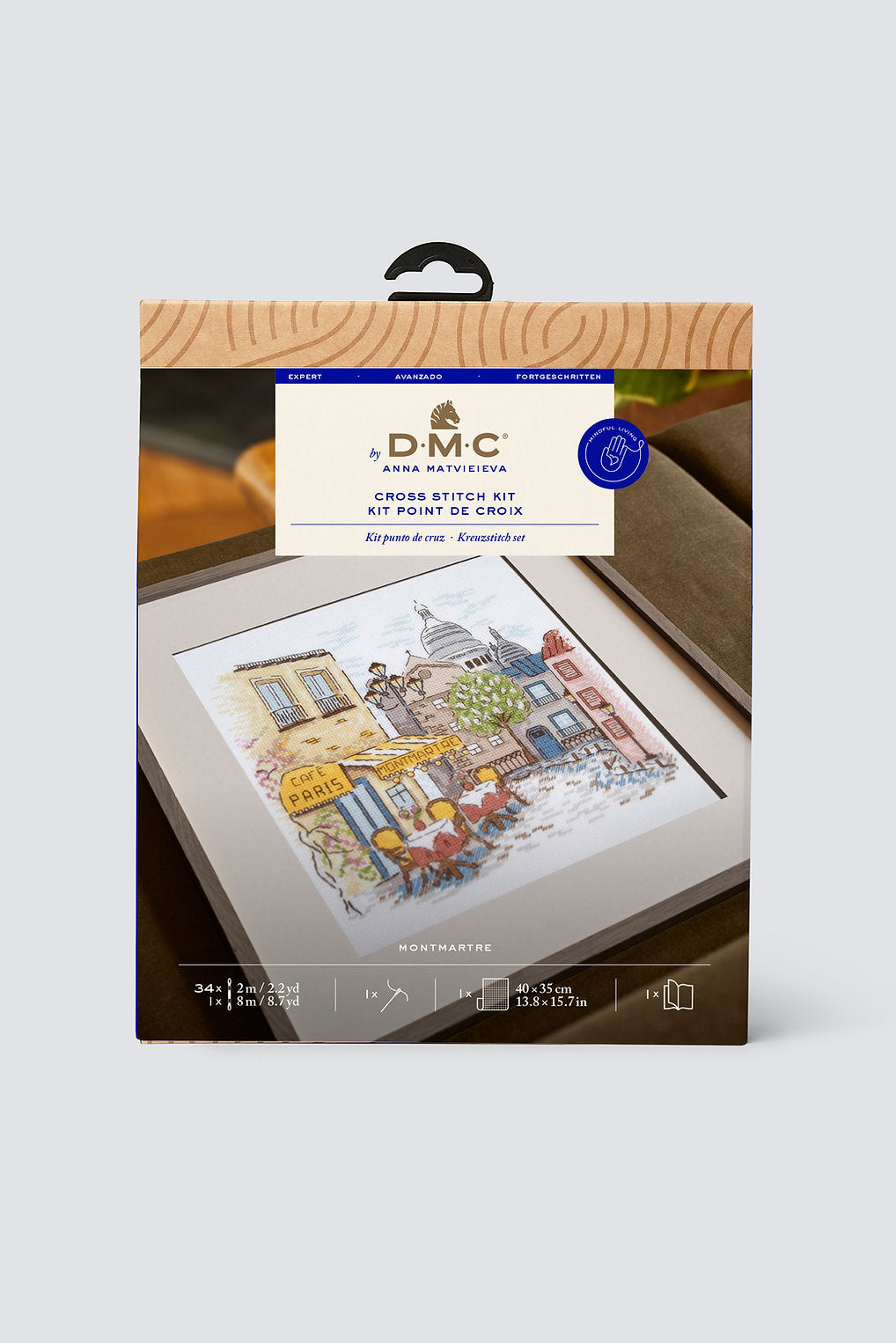 Vista adicional de Kit de Punto de Cruz Montmartre - DMC BK1977
