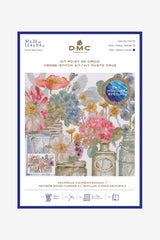 Cross Stitch Kit "Watercolor Flowers in Vases" - DMC