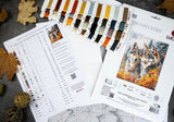 Kit de Punto de Cruz Luca-S - "The Guardians of the Forest" (BM3022)