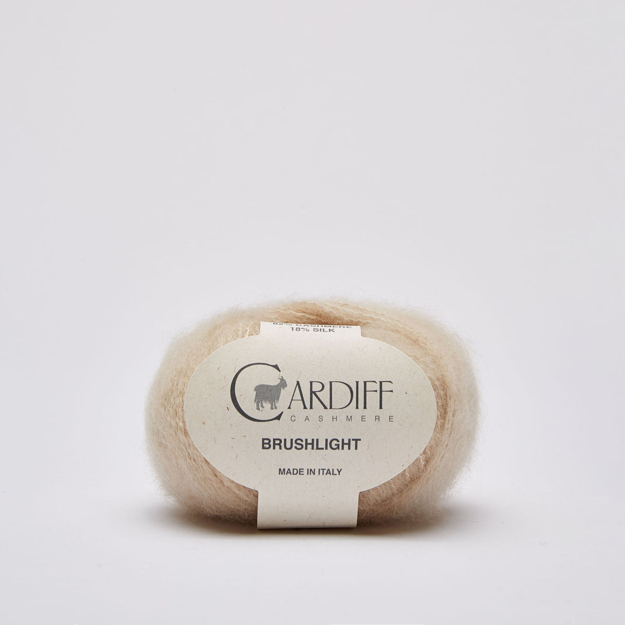 Cardiff Brushlight – Laine de soie et cachemire brossée DK (25 g / 138 m)