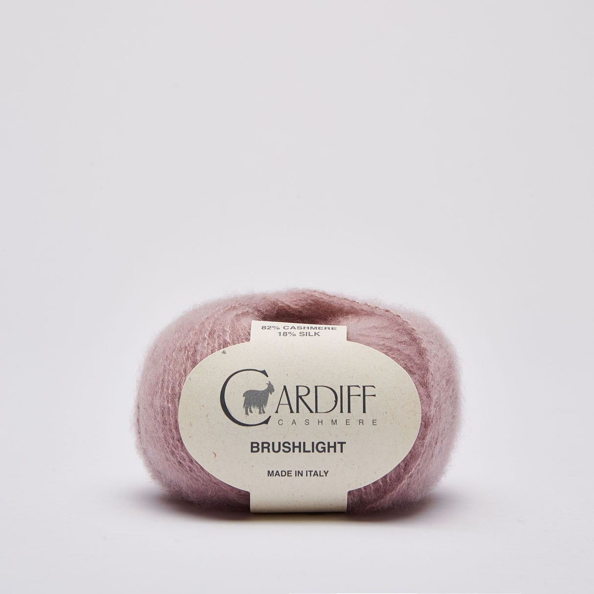 Cardiff Brushlight – Laine de soie et cachemire brossée DK (25 g / 138 m)
