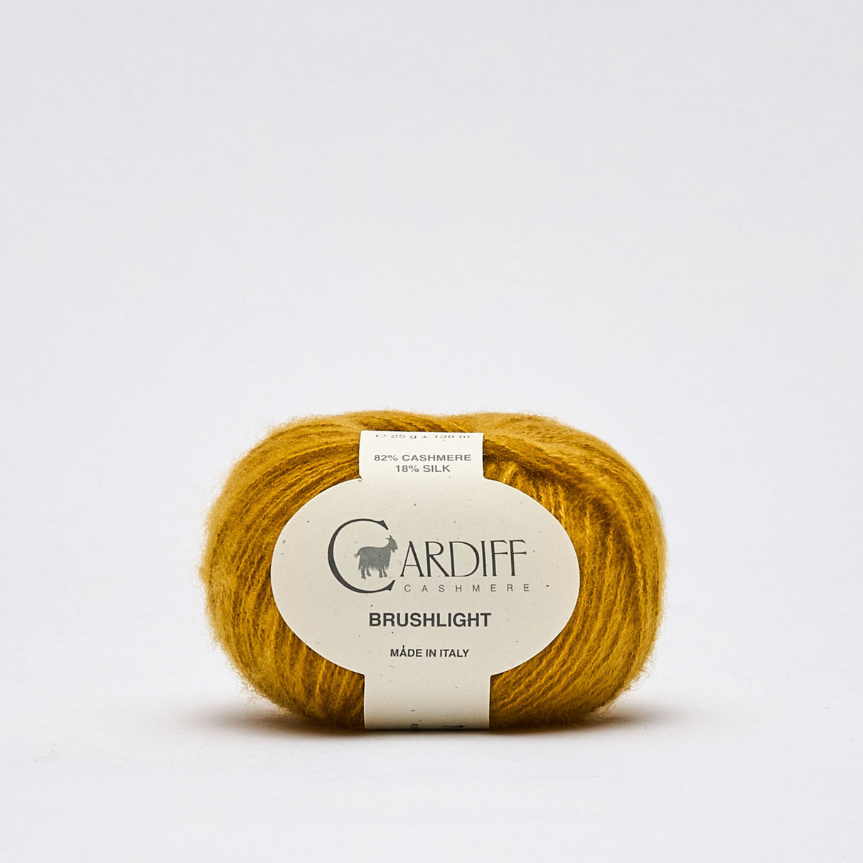 Cardiff Brushlight – Laine de soie et cachemire brossée DK (25 g / 138 m)