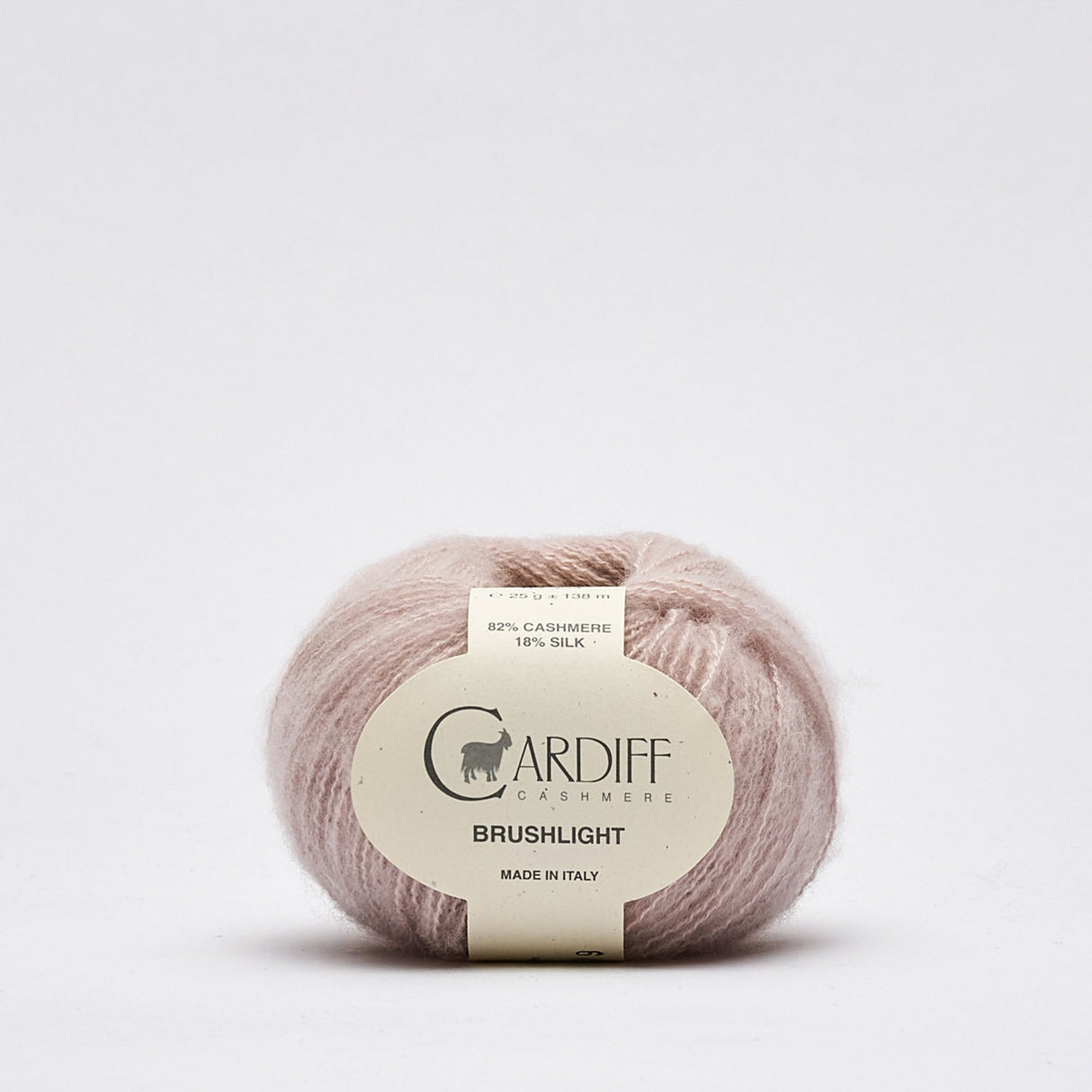 Cardiff Brushlight – Laine de soie et cachemire brossée DK (25 g / 138 m)
