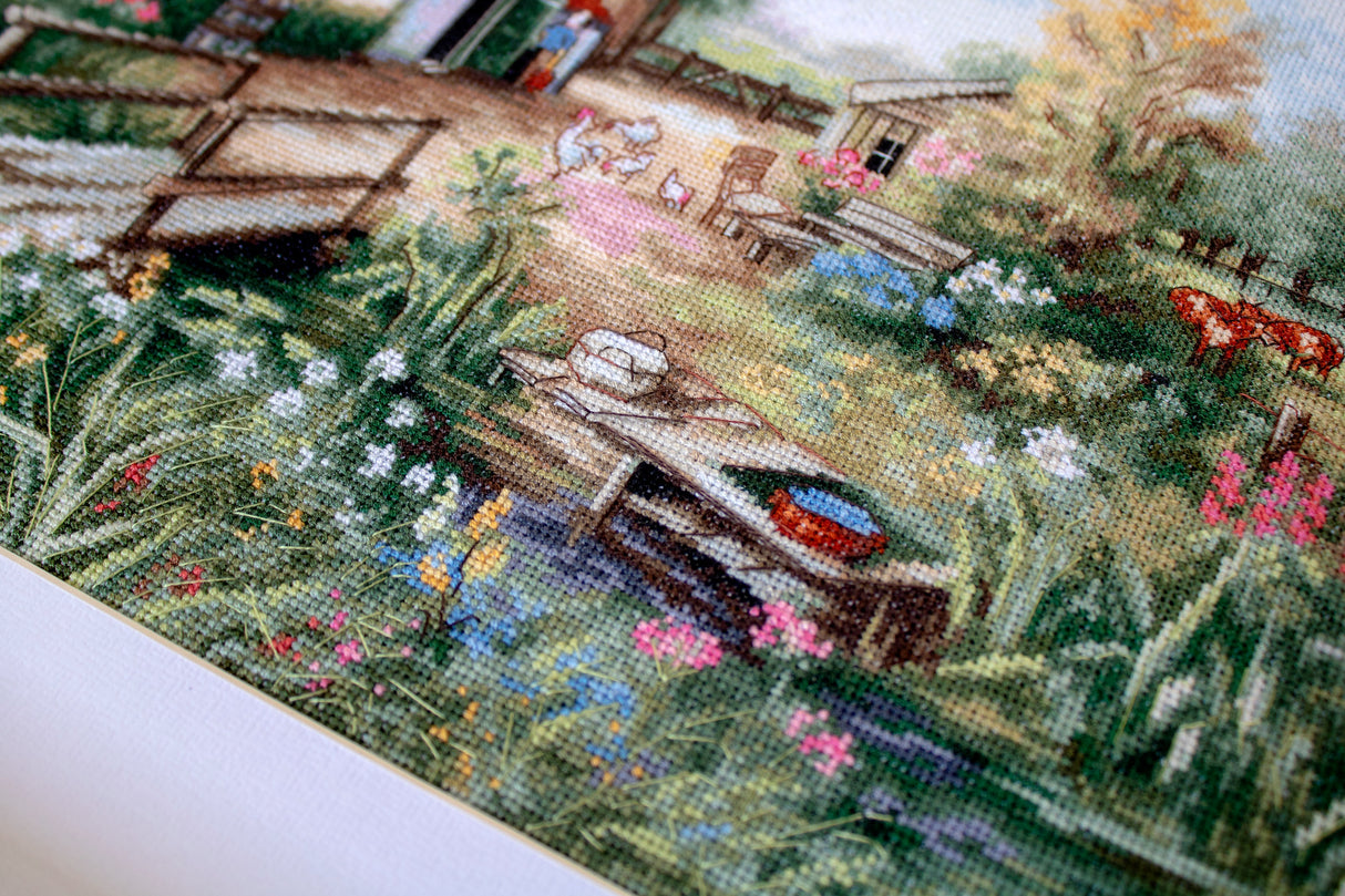 Village landscape - BU4011 Luca-S - Cross Stitch Kit