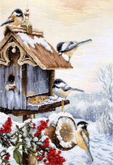 BU4021 Bird House - Luca-S - Cross Stitch Kit