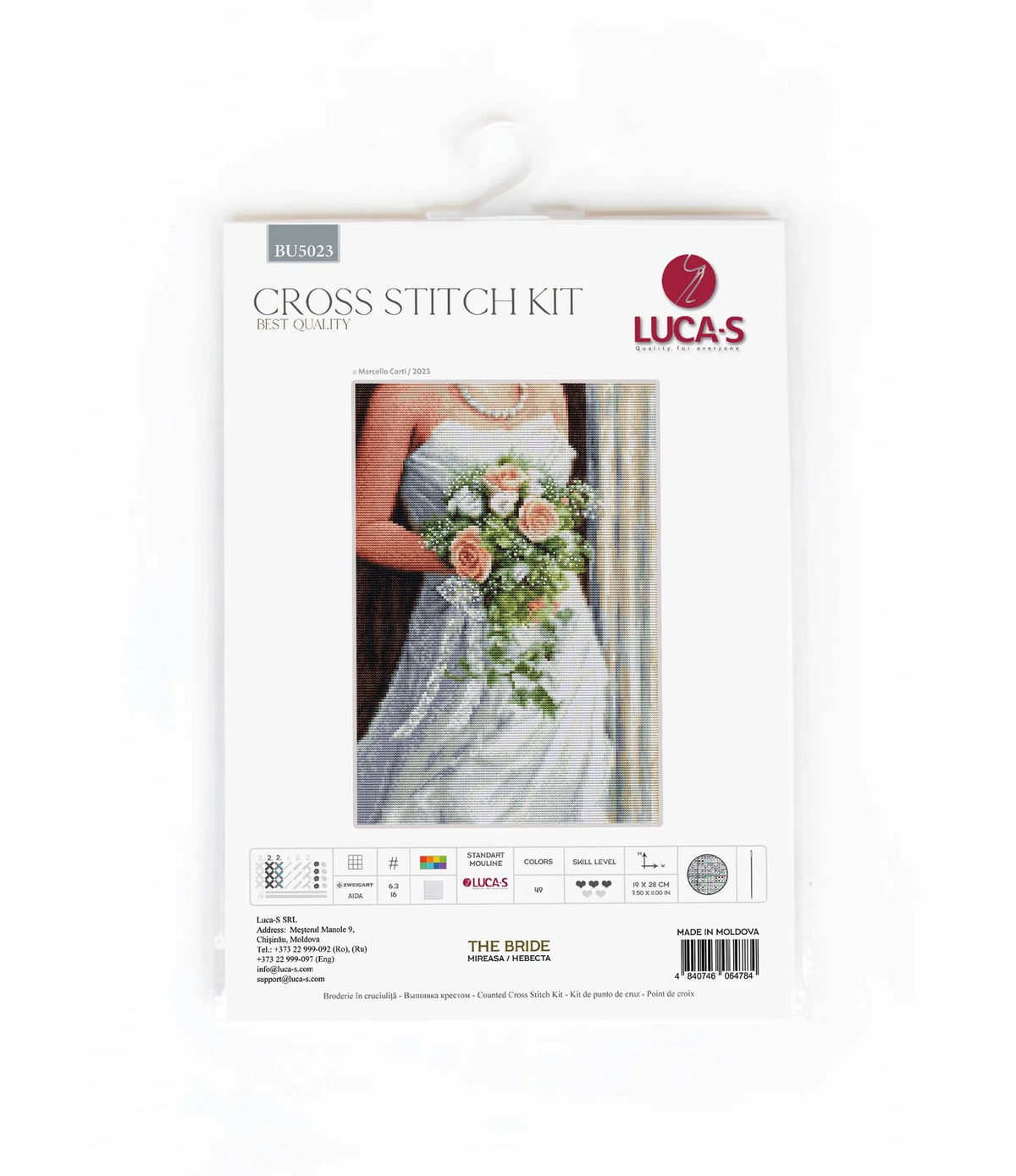 Kit Punto Croce La Sposa - BU5023 Luca-S