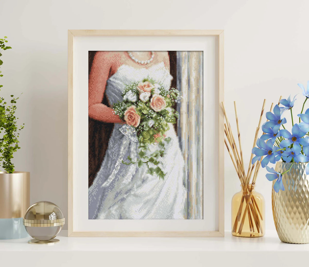 Kit Punto Croce La Sposa - BU5023 Luca-S