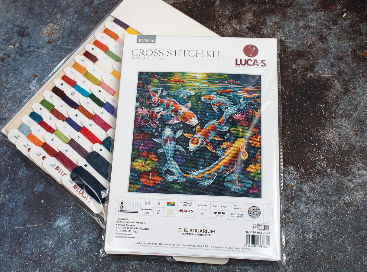Cross Stitch Kit - The Aquarium - BU5030 Luca-S