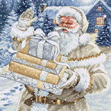 Cross Stitch Kit. Santa Claus and Gifts - BU5034 Luca-S